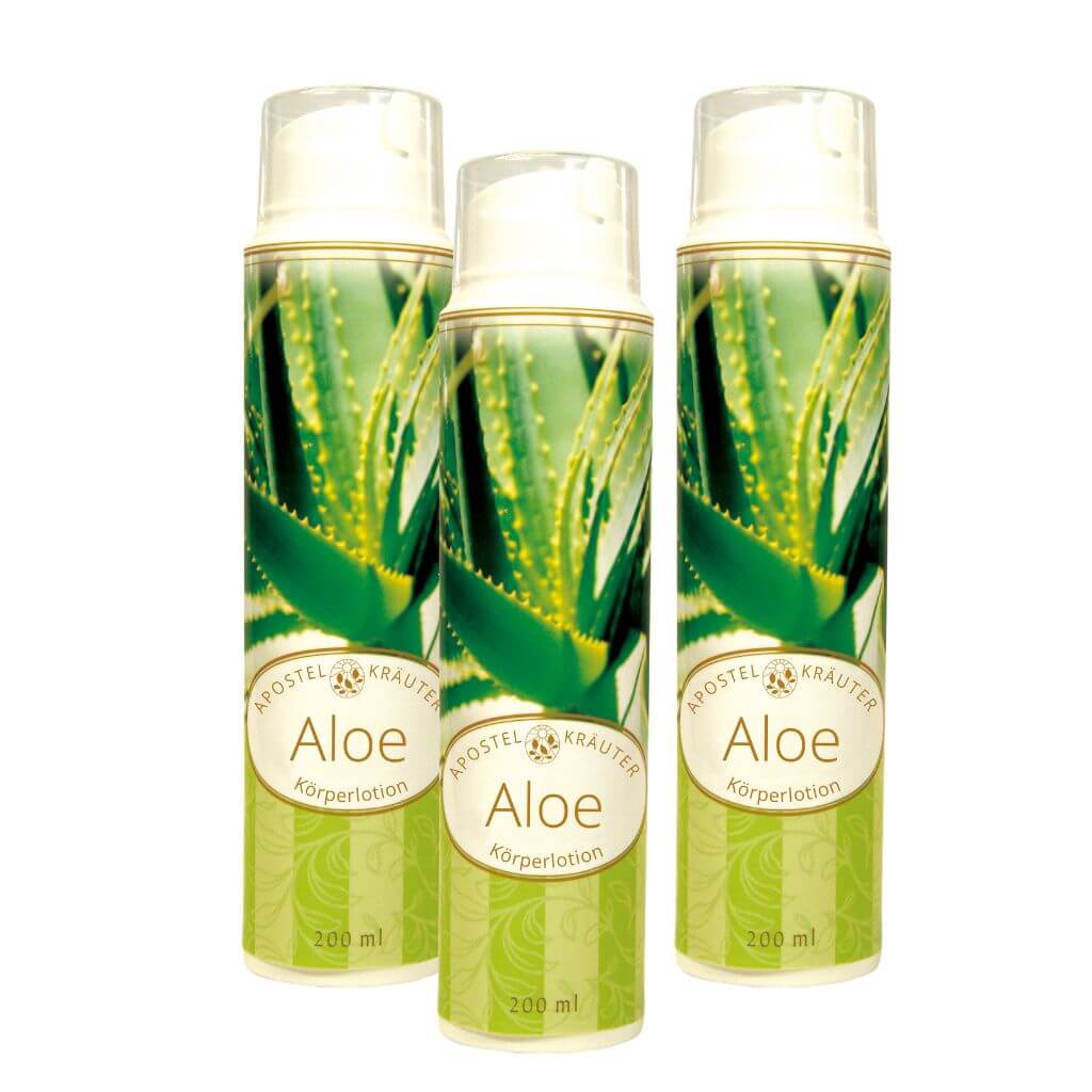 Aloe vera Bodylotion 3er Set