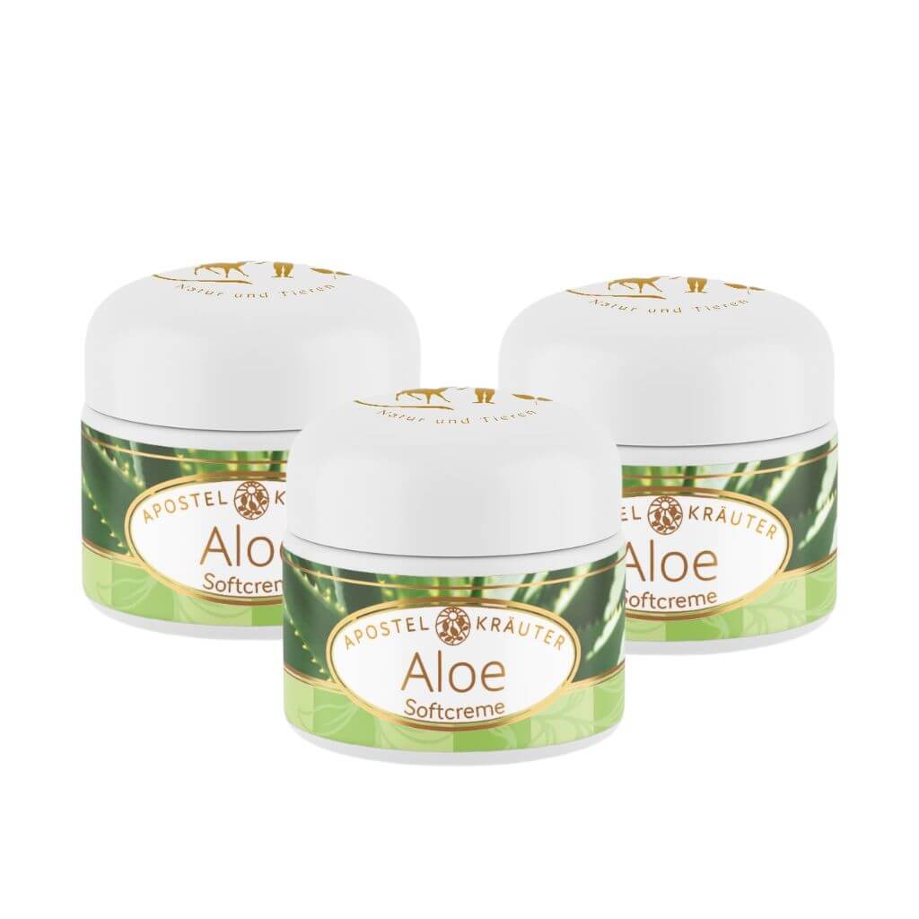 Aloe vera Softcreme 50ml im 3er Set