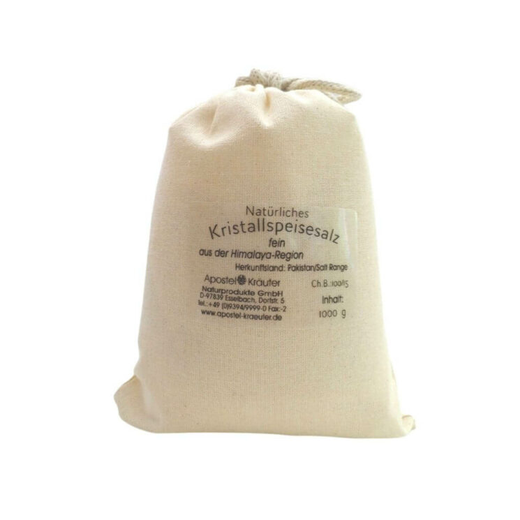 Natürliches Kristallspeisesalz fein – 1kg