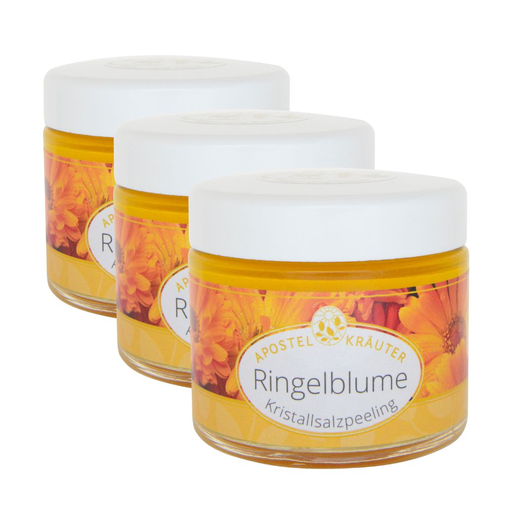 Kristallsalzpeeling „Ringelblume“ – 3 x 100ml