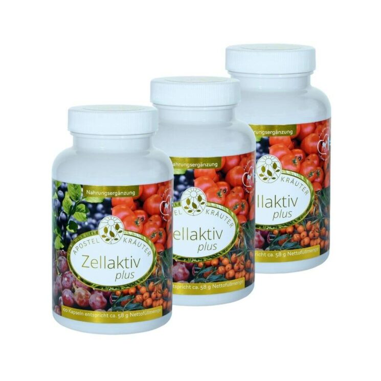 Zellaktiv Plus – 174g (3 x 100 Kapseln)